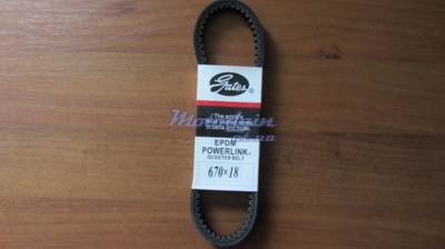 Ремень вариатора Gates Хонда Дио 28 670х18