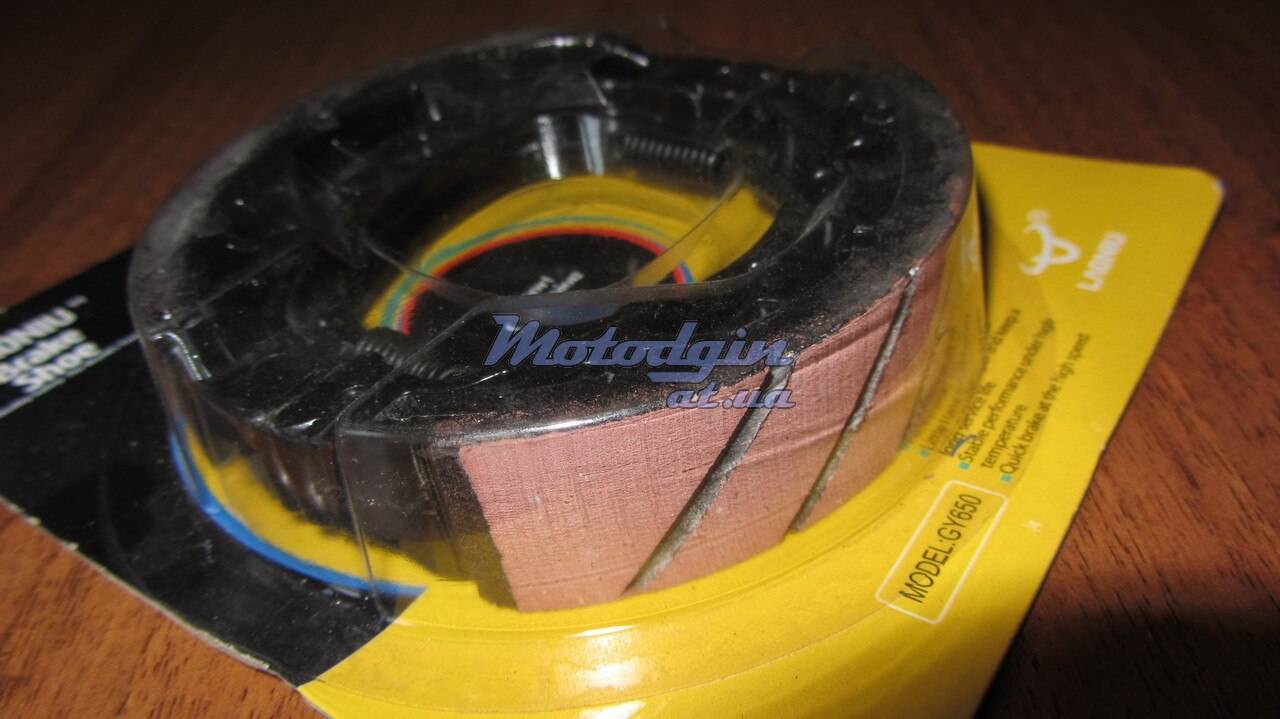 Колодки тормозные GY6-50-150 10-12 колесо.