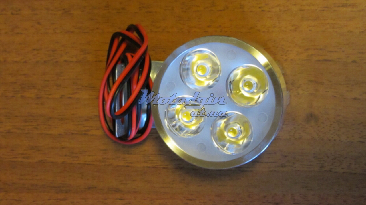 Фара дополнительная светодиодная - 4 LED с креплением